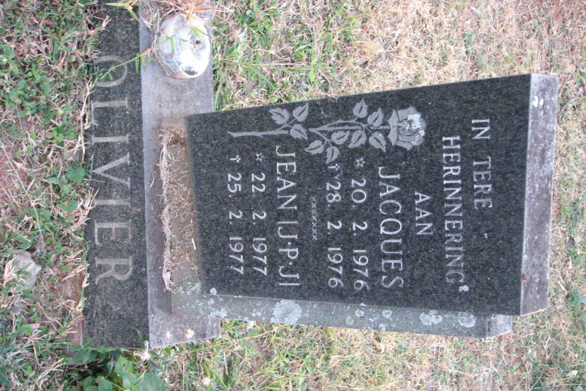 OLIVIER Jacques 1976-1976 :: OLIVIER J.P.J. 1977-1977