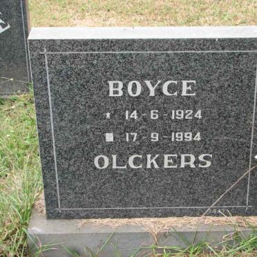 OLCKERS Boyce 1924-1994