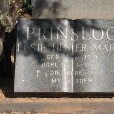 PRINSLOO Elsie Hester Maria 1919-2003