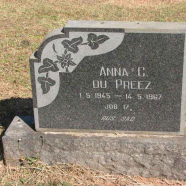 PREEZ Anna C., du 1945-1967