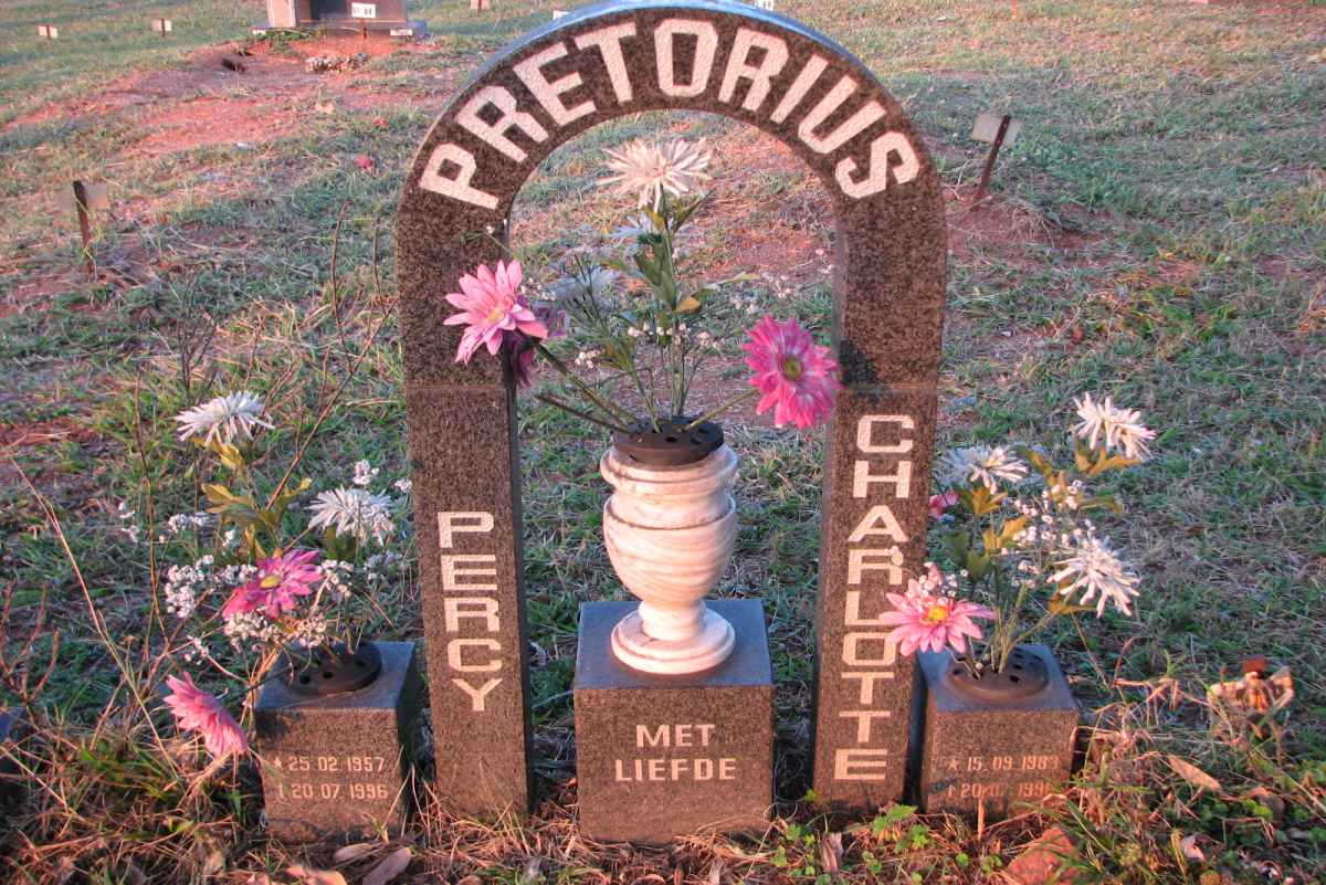 PRETORIUS Percy 1957-1996 :: PRETORIUS Charlotte 1989-1996