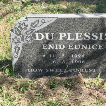 PLESSIS Enid Eunice, du 1924-1996