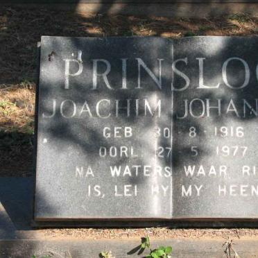 PRINSLOO Joachim Johannes 1916-1977