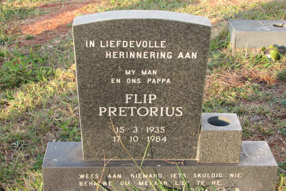 PRETORIUS Flip 1935-1984