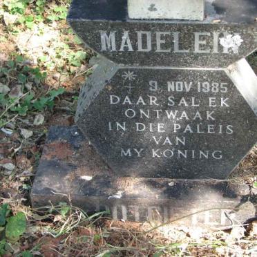 POTGIETER Madelein 1985-1985