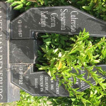RENSBURG Caterina Susanna Carin Katryn, Janse van 1967-1992