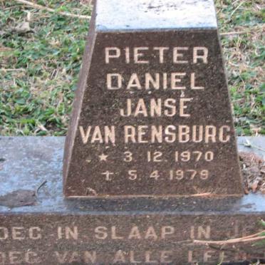 RENSBURG Pieter Daniel, Janse van 1970-1979