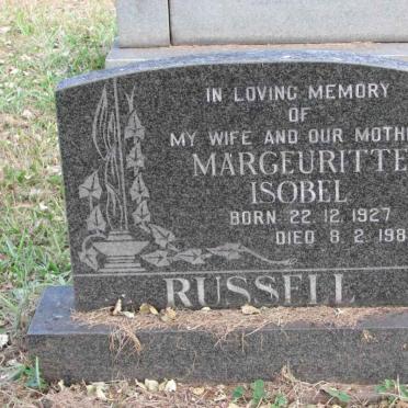 RUSSELL Margeuritte Isobel 1927-1986