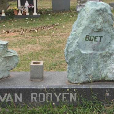 ROOYEN Boet, van 1928-1986