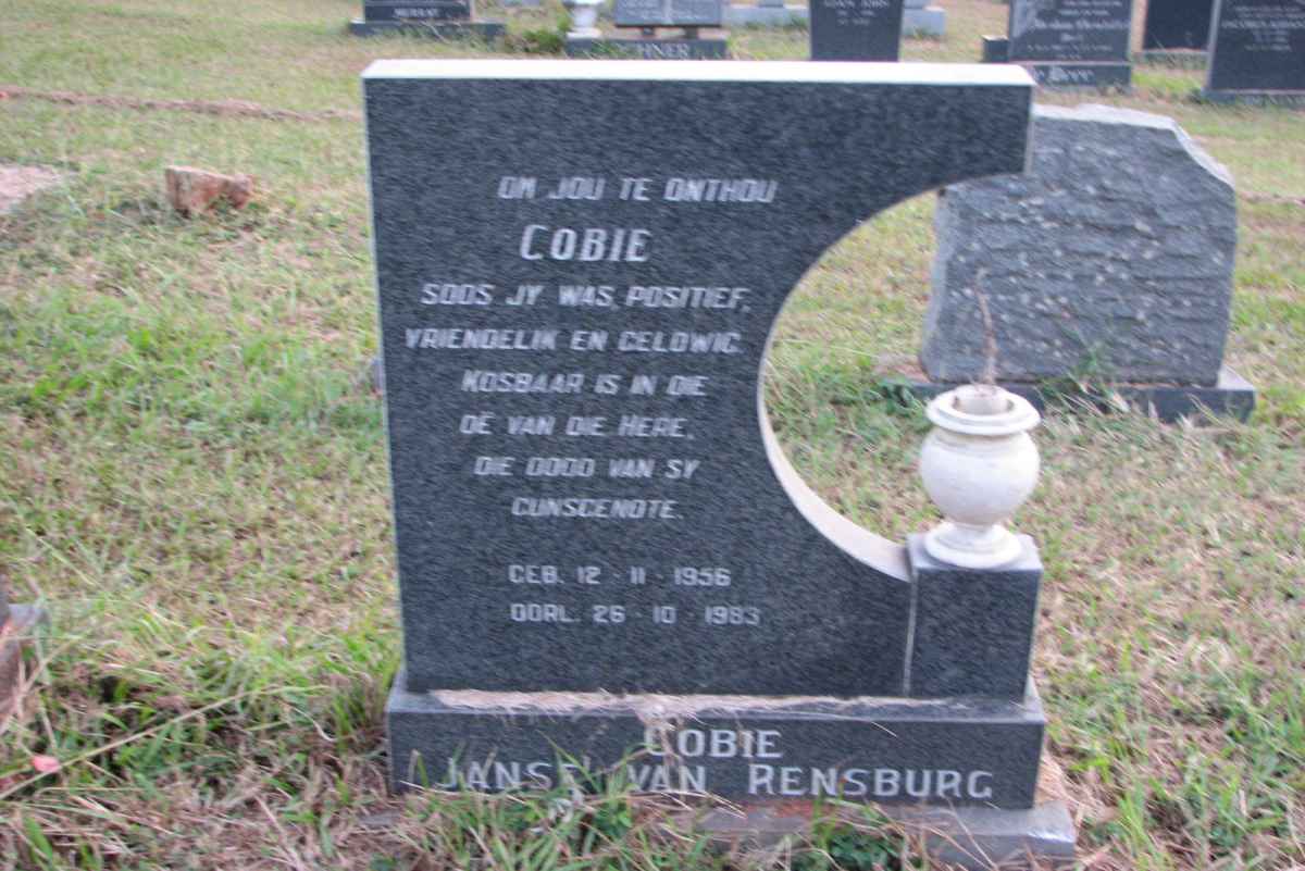 RENSBURG Cobie, Janse van 1956-1983