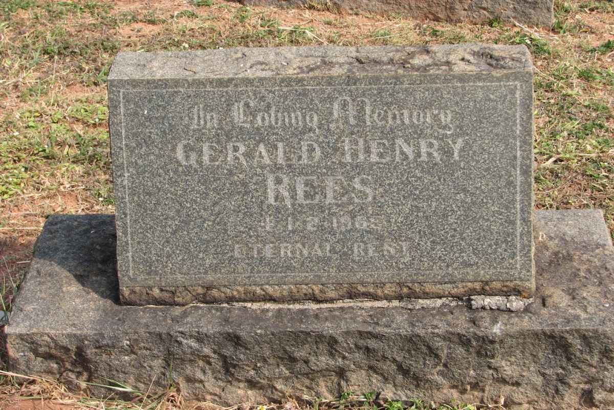 REES Gerald Henry -1965