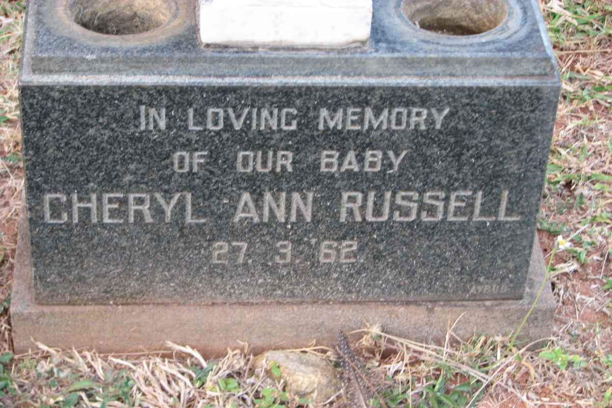 RUSSELL Cheryl Ann -1962