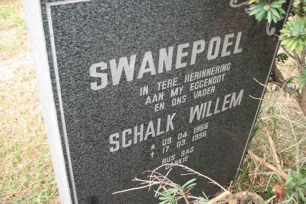 SWANEPOEL Schalk Willem 1956-1996