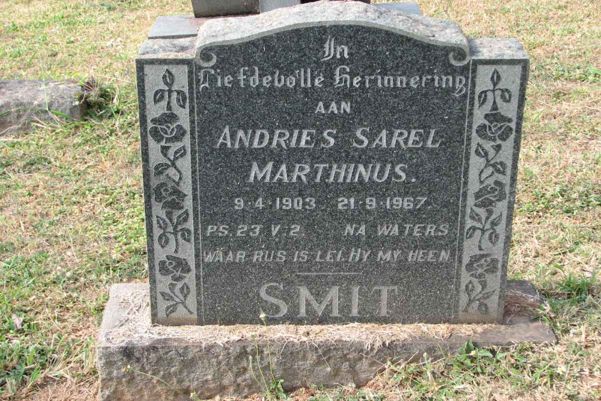 SMIT Andries Sarel Marthinus 1903-1967