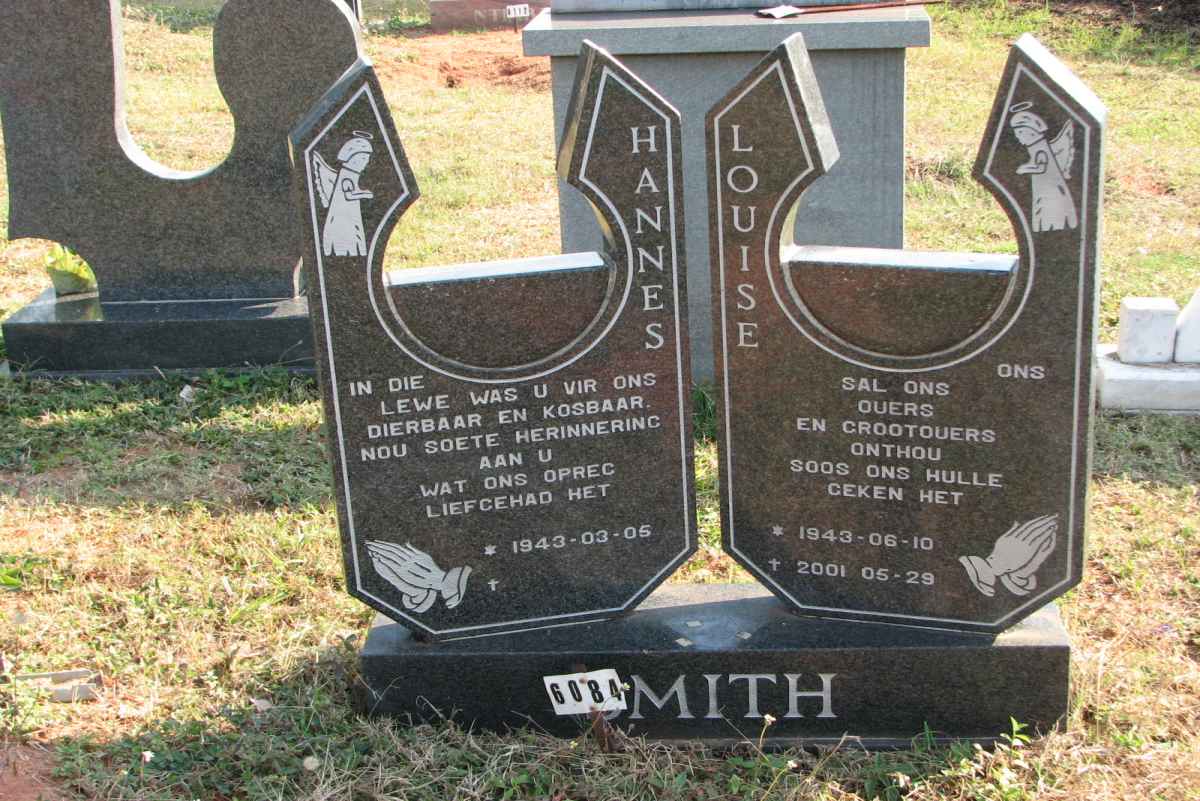 SMITH Hannes 1943- &amp; Louise 1943-2001