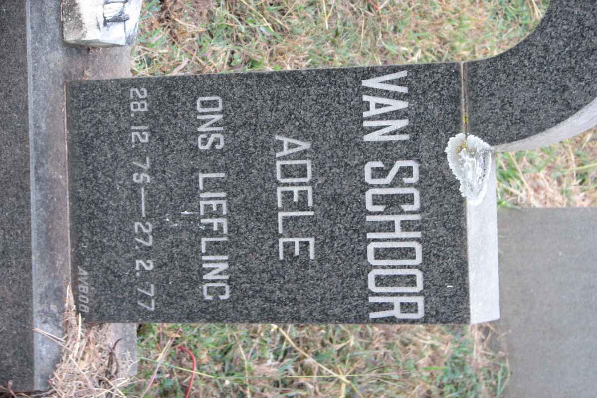 SCHOOR Adele, van 1975-1977