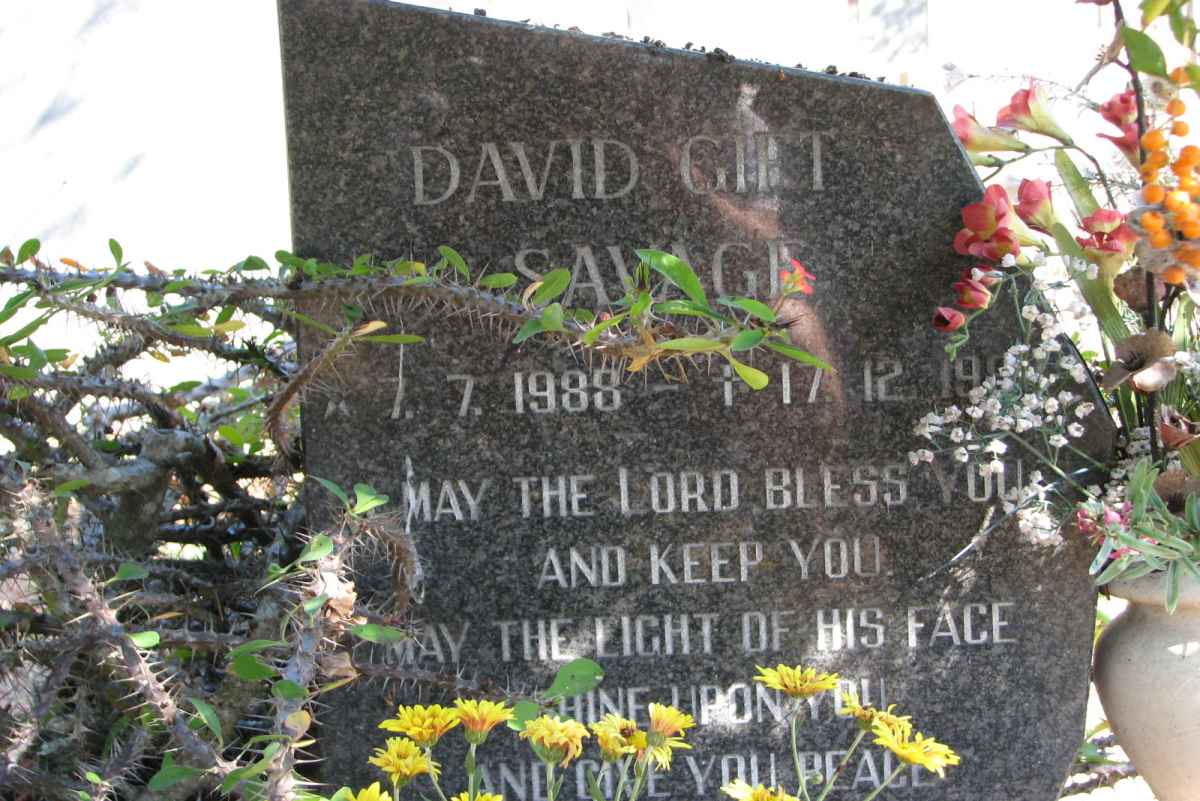 SAVAGE David Gift 1988-?