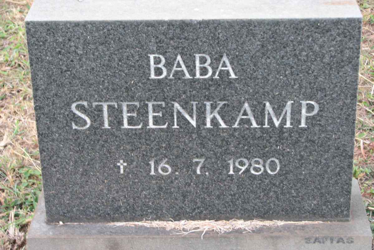 STEENKAMP Baba 1980-1980