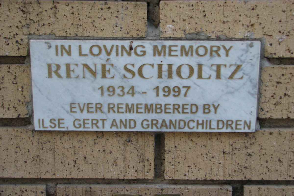 SCHOLTZ René 1934-1997