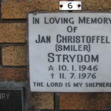 STRYDOM Jan Christoffel 1946-1976
