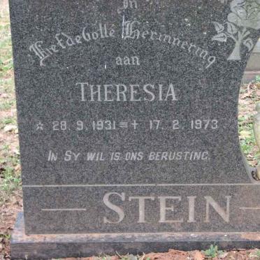 STEIN Theresia 1931-1973