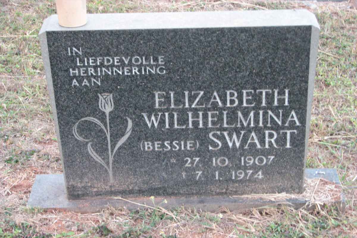 SWART Elizabeth Wilhelmina 1907-1974