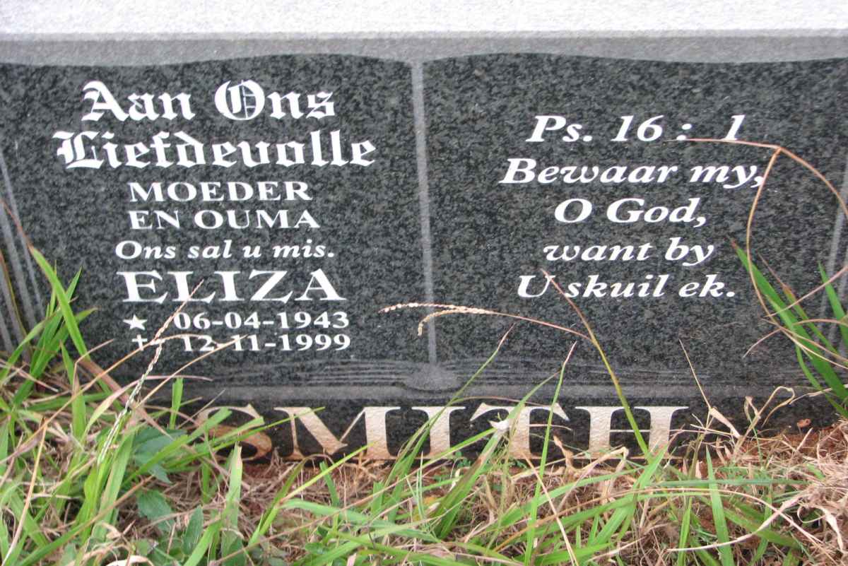 SMITH Eliza 1943-1999