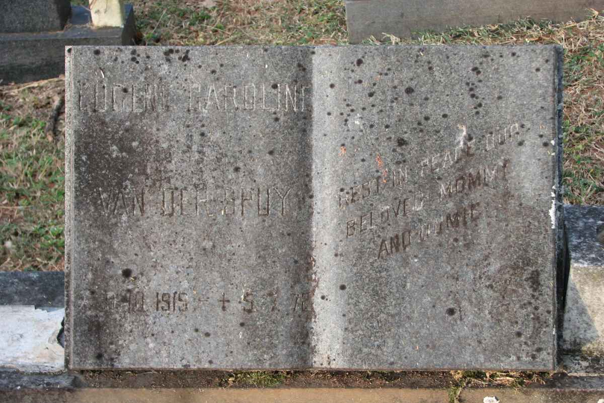 SPUY Coglan Caroline, van der 1915-1972