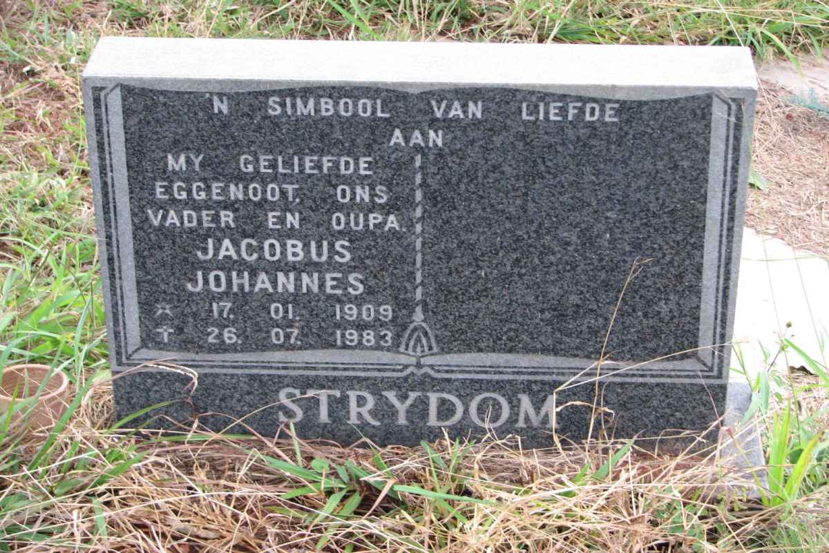 STRYDOM Jacobus Johannes 1909-1983