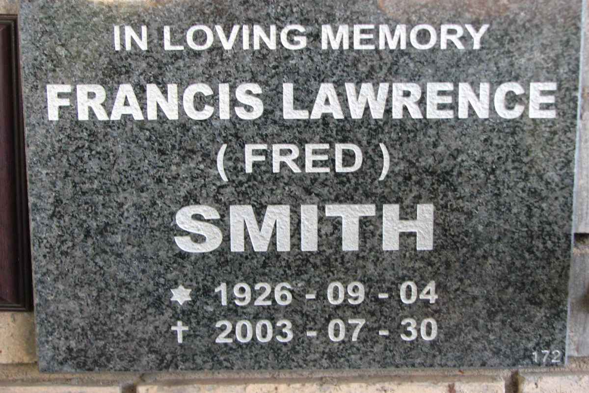 SMITH Francis Lawrence 1926-2003