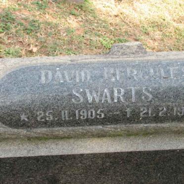 SWARTS David Hercules 1905-1972