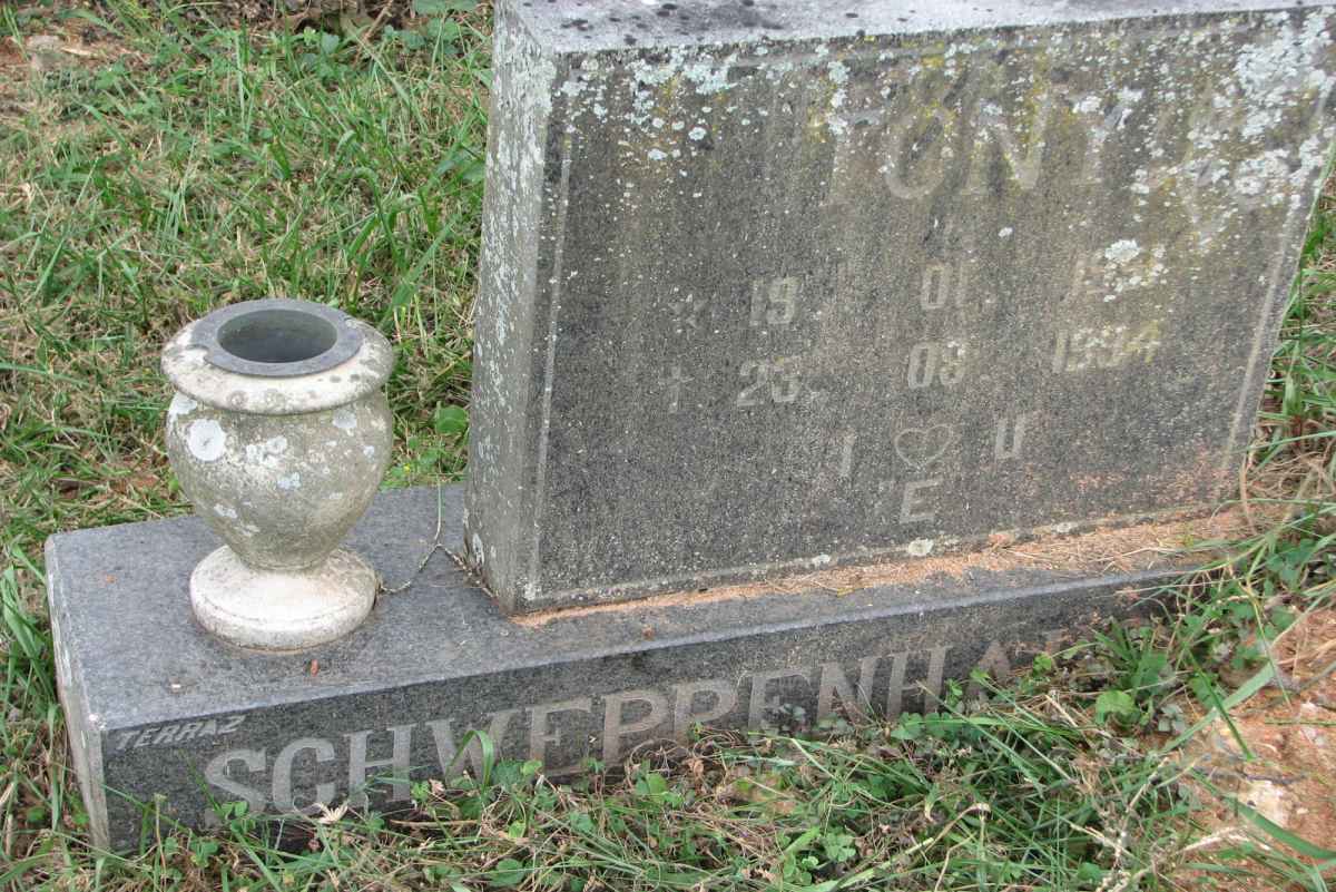 SCHWEPPENHA? Tony 19??-1994