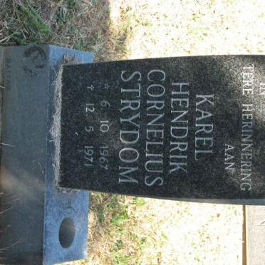 STRYDOM Karel Hendrik Cornelius 1967-1971