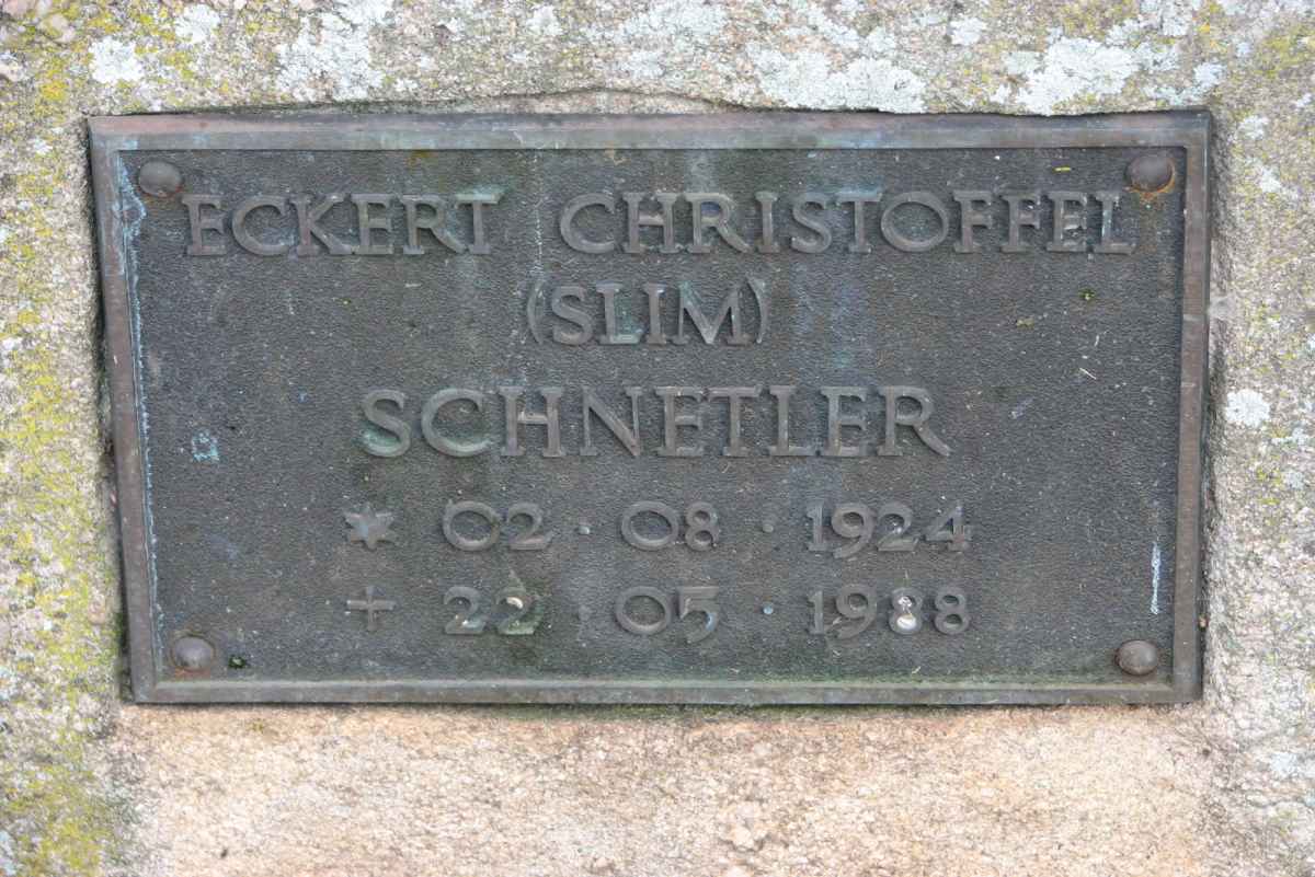 SCHNETLER Eckert Christoffel 1924-1988