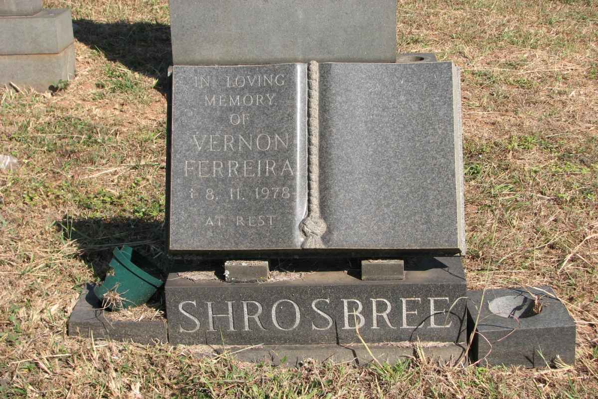 SHROSBREE Vernon Ferreira -1978