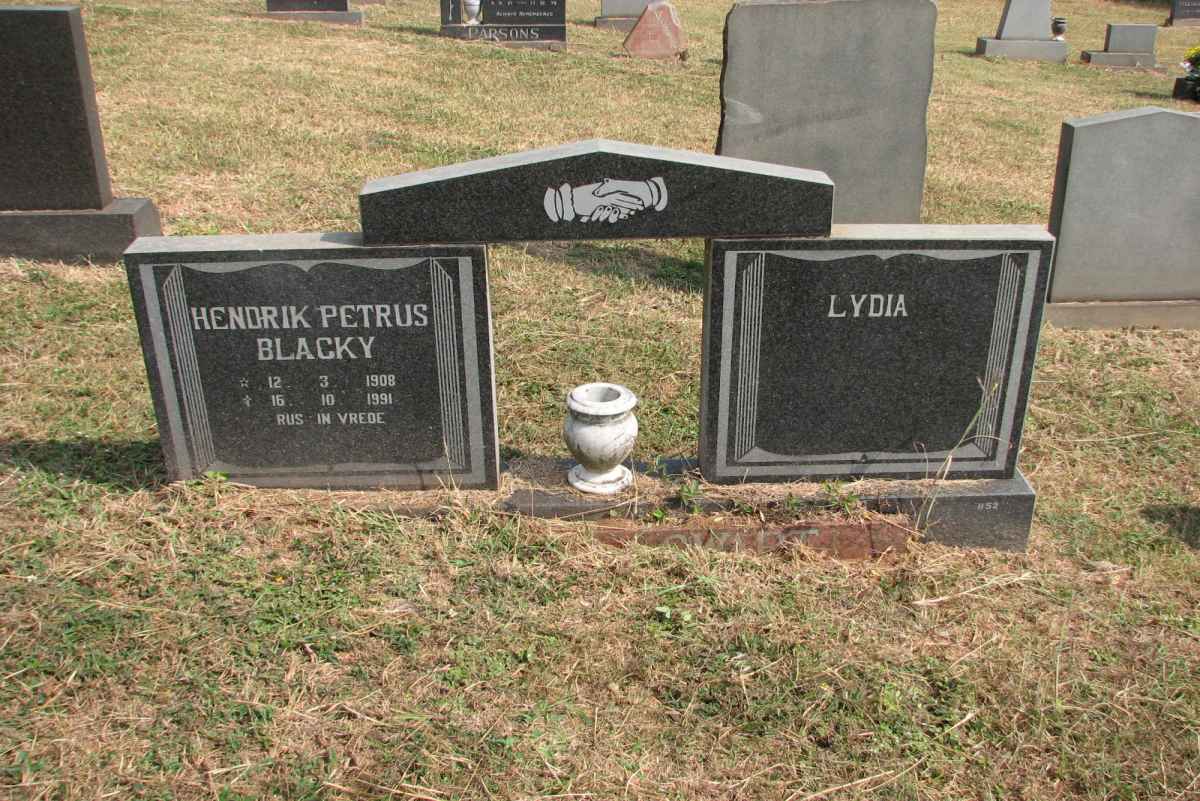 SWART Hendrik Petrus 1908-1991 &amp; Lydia