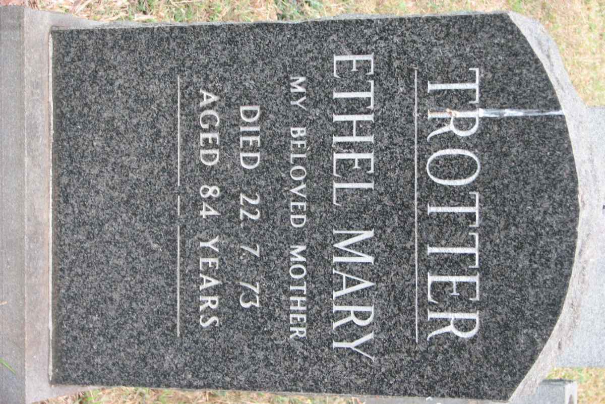 TROTTER Ethel Mary -1973