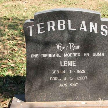 TERBLANS Lenie 1929-2007