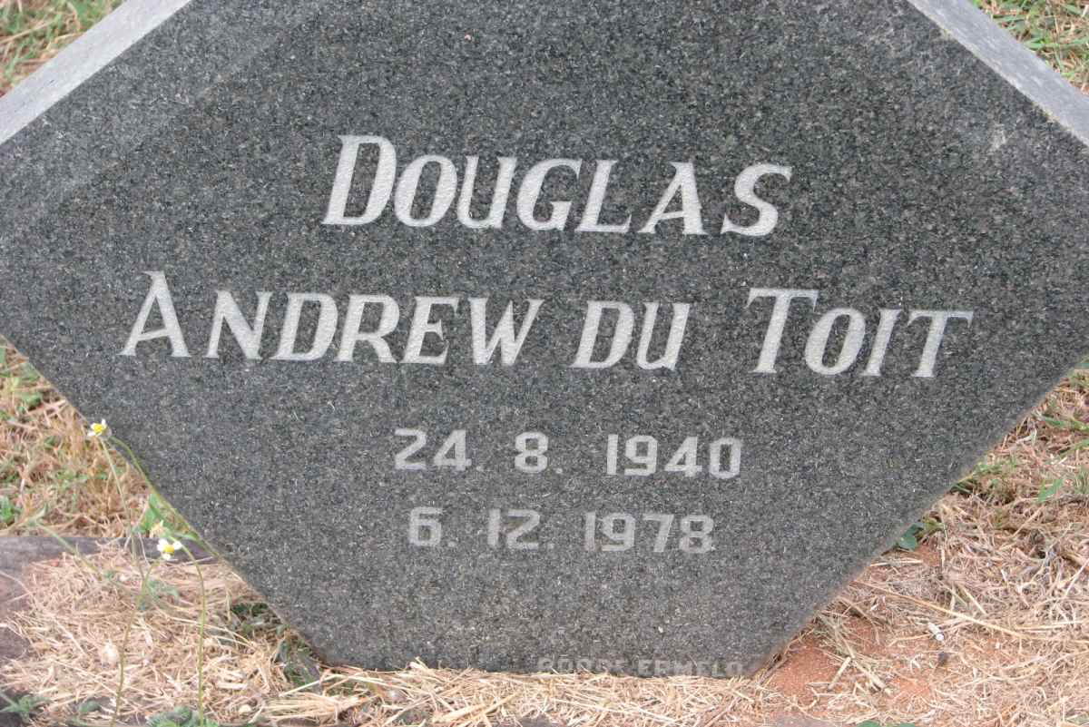 TOIT Douglas Andrew, du 1940-1978