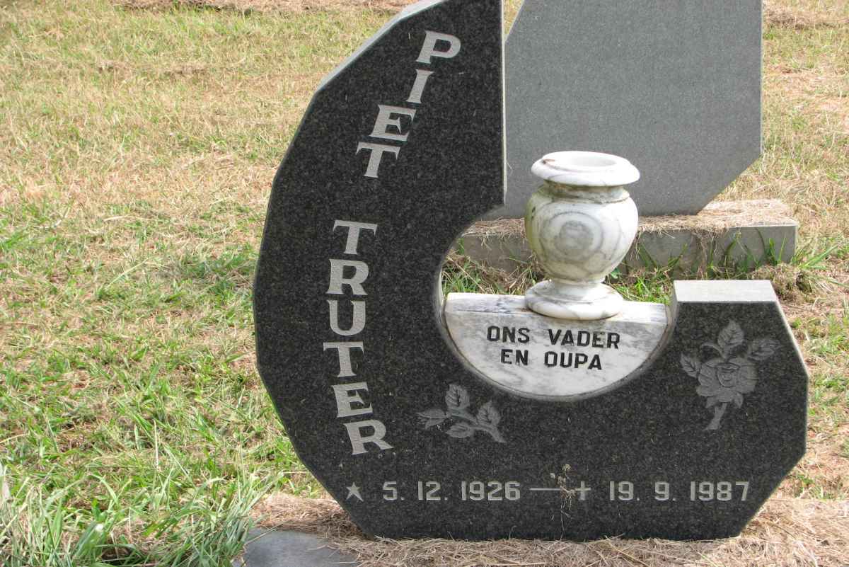 TRUTER Piet 1926-1987