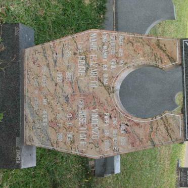 URSO Vincenzo 1919-2001 &amp; Marie Elizabeth FOURIE 1925-1993