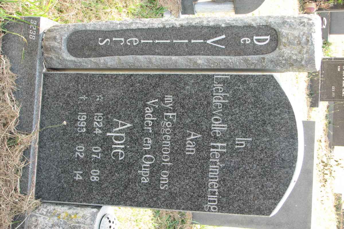 VILLIERS Apie, de 1924-1993