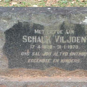 VILJOEN Schalk 1920-1970