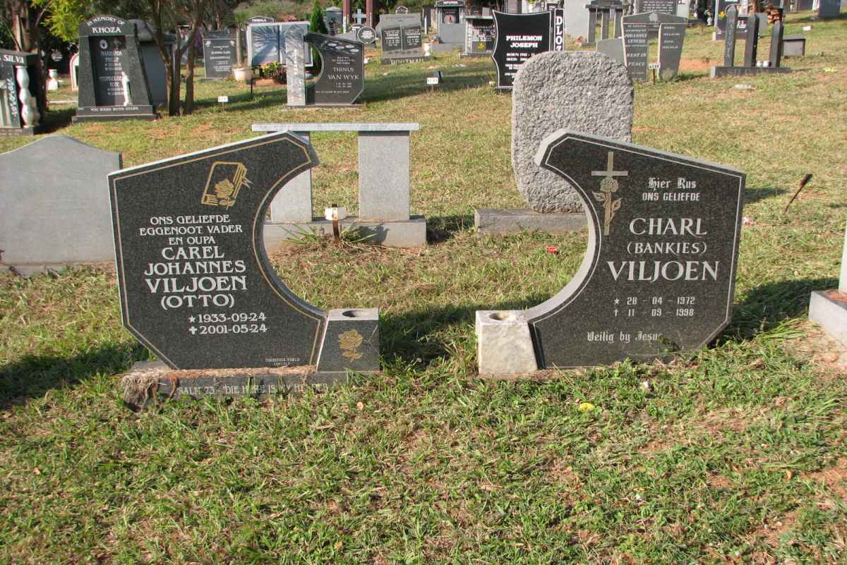 VILJOEN Carel Johannes 1933-2001 :: VILJOEN Charl 1972-1998