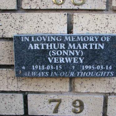 VERWEY Arthur Martin 1918-1995
