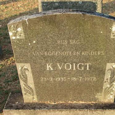 VOIGT K. 1935-1972