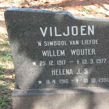 VILJOEN Willem Wouter 1917-1977 &amp; Helena J.S. 1916-1986