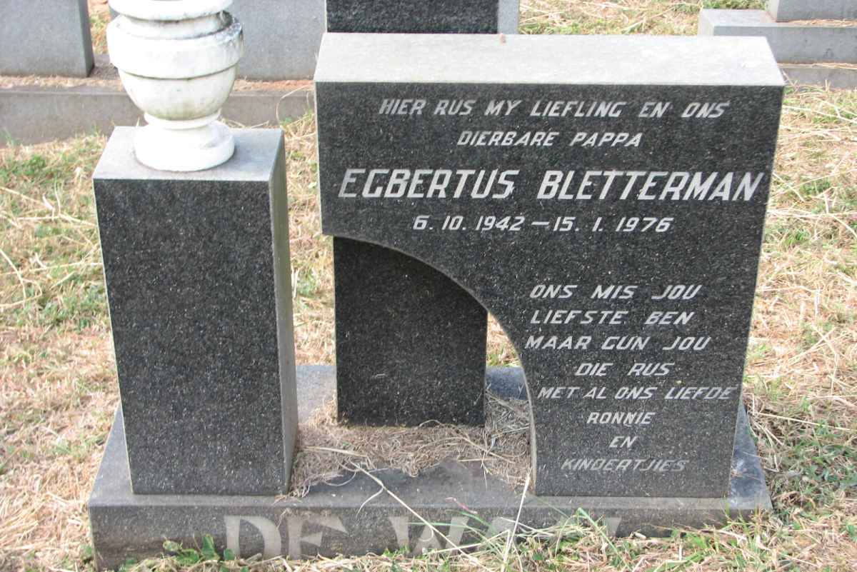 WAAL Egbertus Bletterman, de 1942-1976