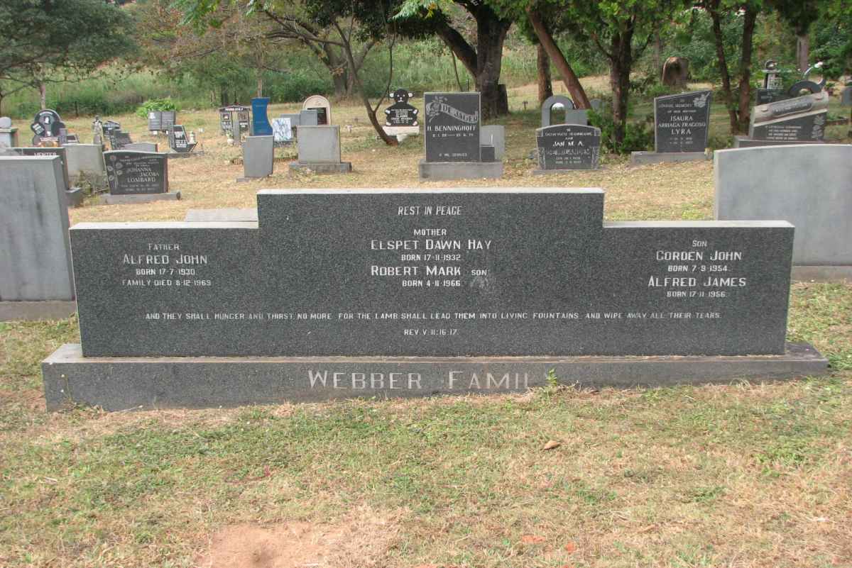 WEBBER Alfred John &amp; his family