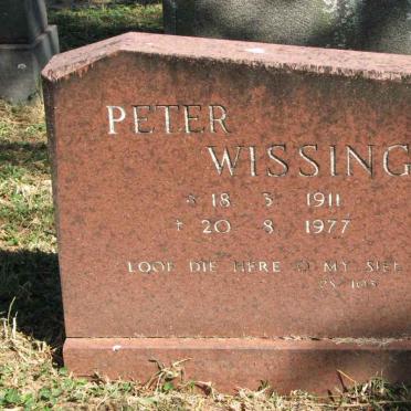 WISSING Peter 1911-1977